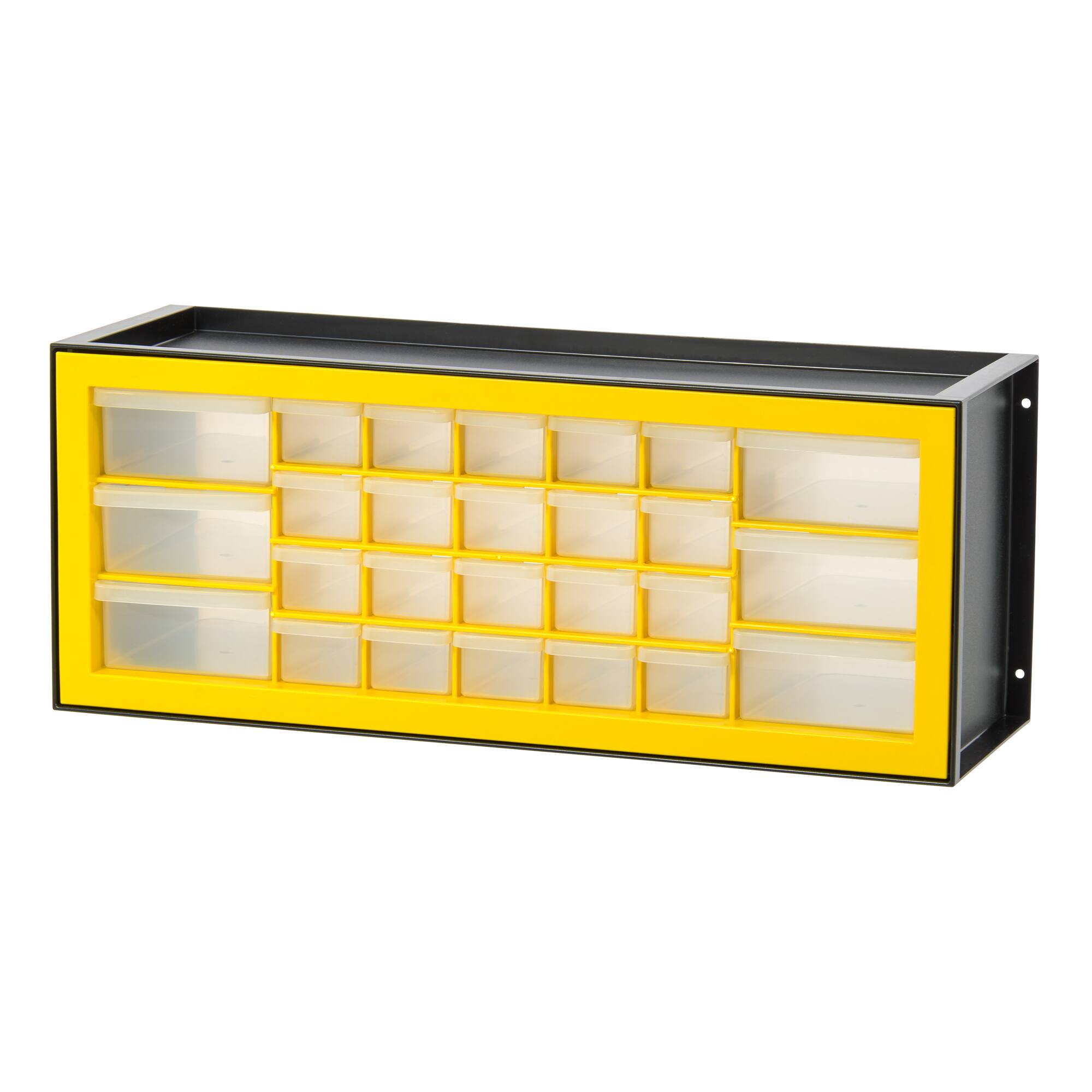 IRIS Black and Yellow 26-Drawer Parts Cabinet